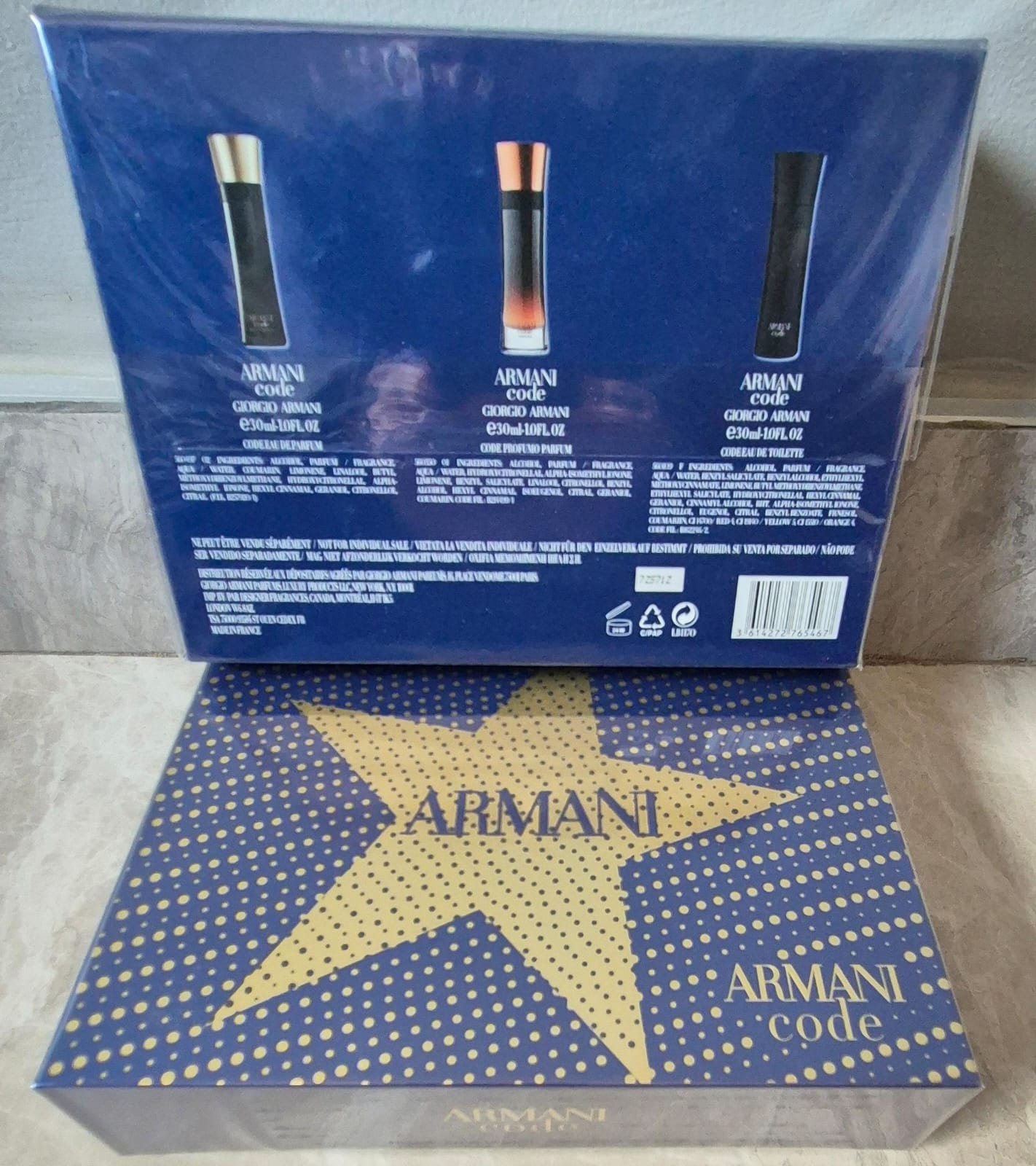 Giorgio Armani Code Mini Gift Set (3 x 30ml)