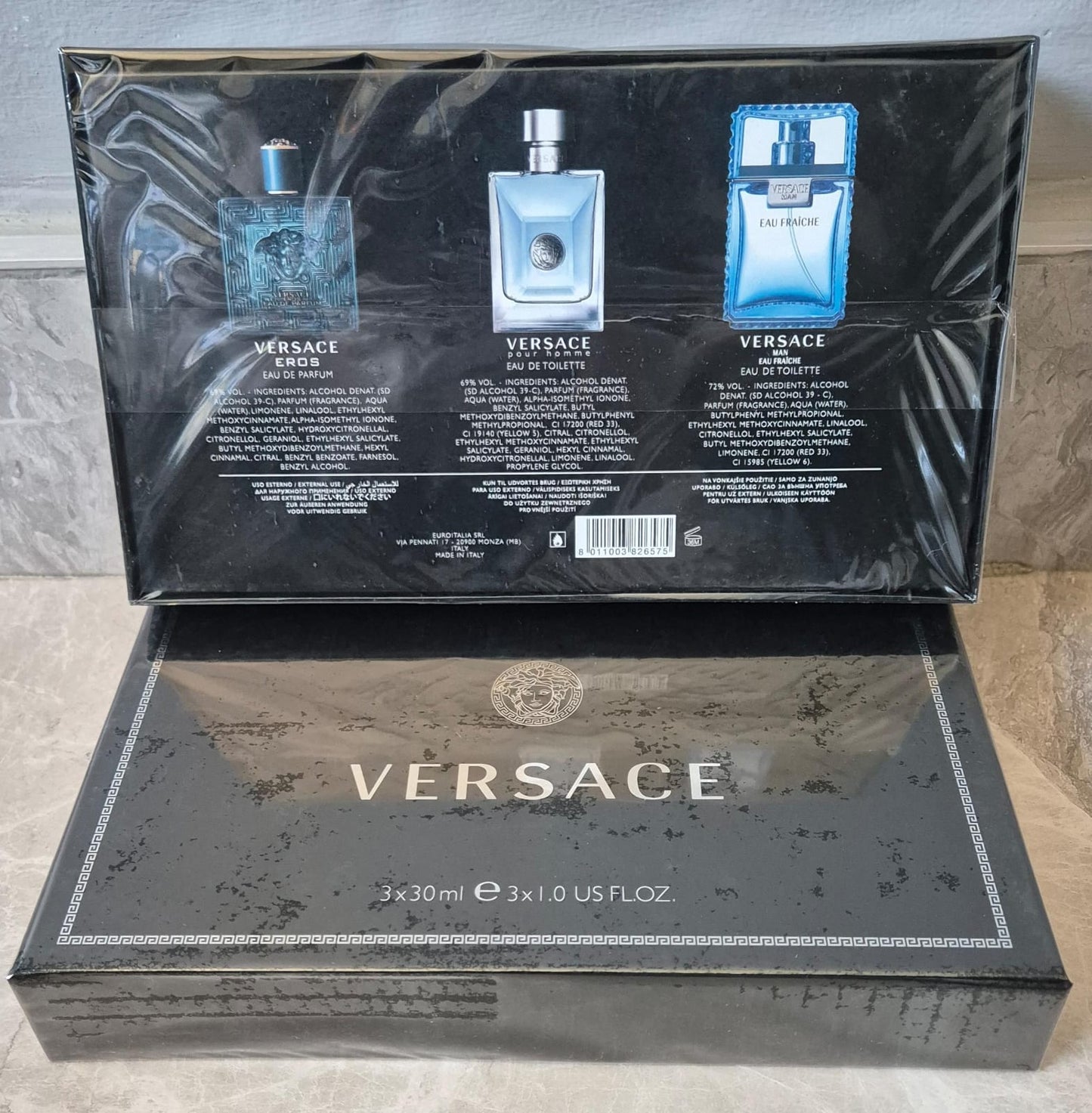 Versace Male Mini Gift Set (3 x 30ml)