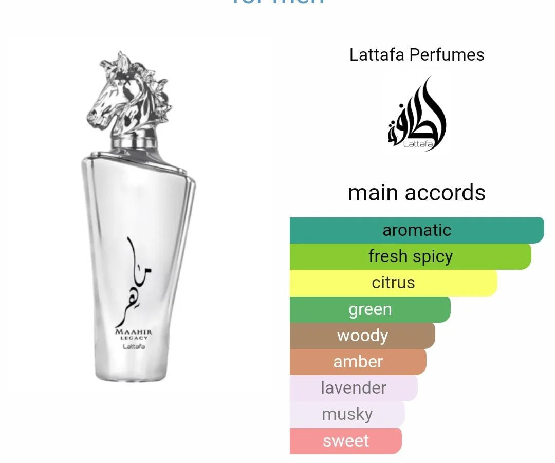 Dubai Fragrances Lattafa Perfumes Maahir Legacy