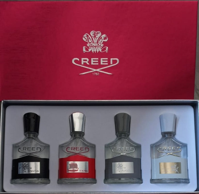 Creed Mens Mini Gift Set 4 Piece (Red)
