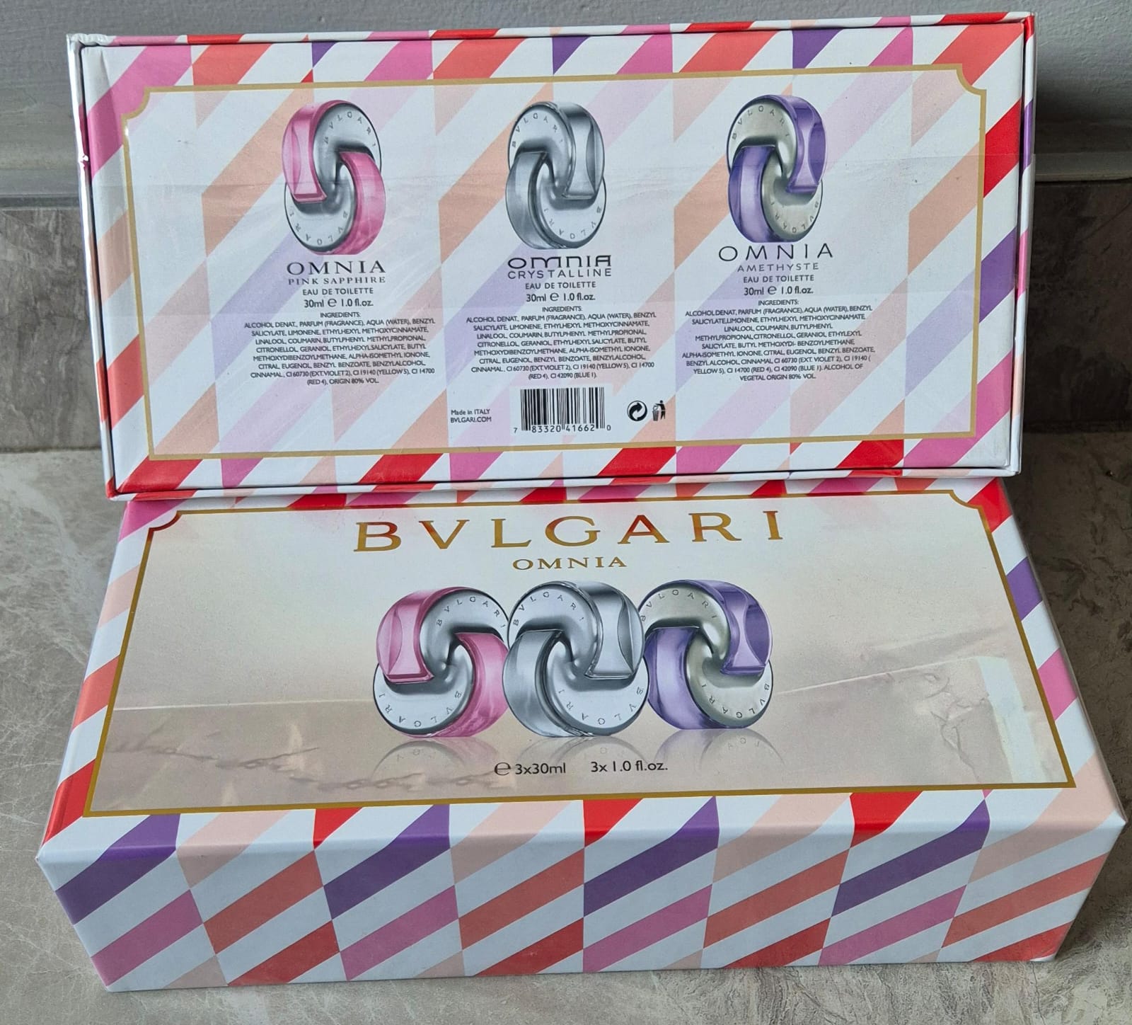 Bvlgari Omnia Pink Sapphire (3 x 30ml) Gift Set