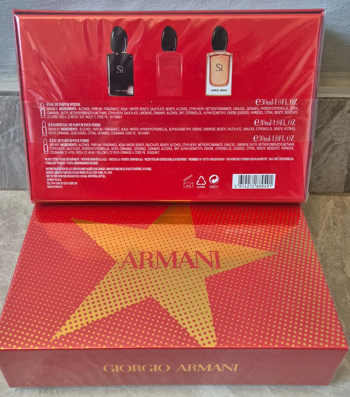 Armani Si Mini Gift Set - 3 x 30ml