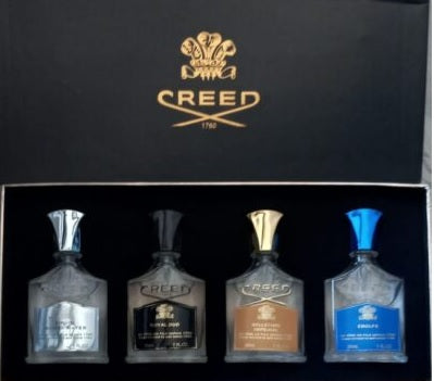 Creed Mens Mini Gift Set 4 Piece (Black)